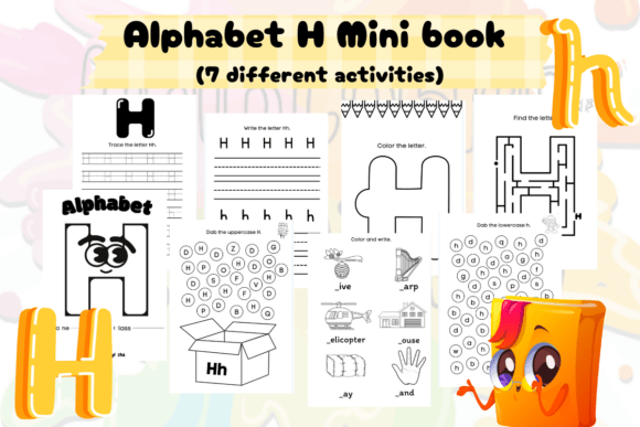 ABC Letter H Mini Book- 7 Activities: A Strategic Tool for Early Literacy