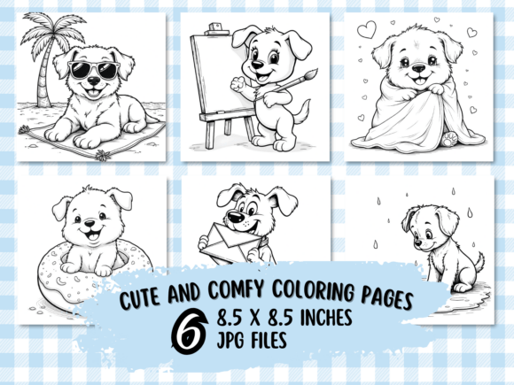 Adorable Kawaii Dog Coloring Book: A Guide to Creative Relaxation and Fun