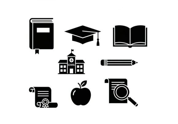 Black and White School Education Book: A Strategic Asset for Design Workflows