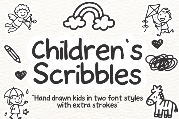 Children’s Scribbles: A Practical Evaluation of a Kids Doodle Font