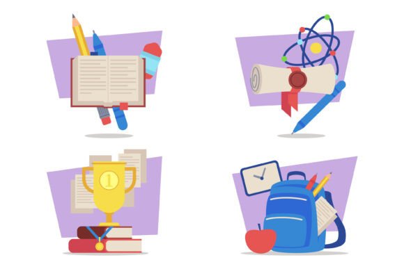 Icons Showing Learning Success: Visualizing the Journey of Academic Triumph