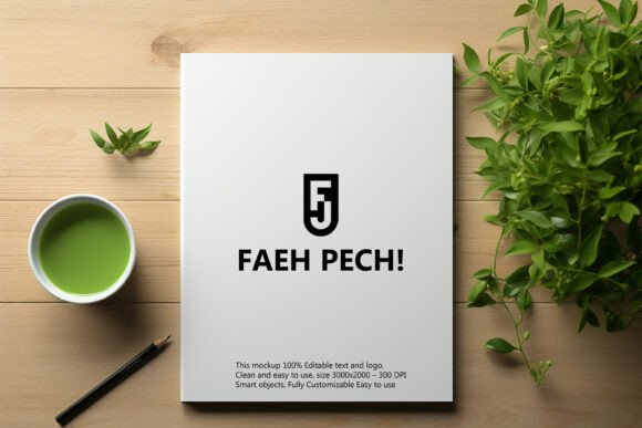 Notebook Logo Mockup Paper Logo Mockup Guide