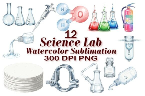 Science Lab Watercolor Sublimation: Bringing Artistic Chemistry to Your Creative Projects