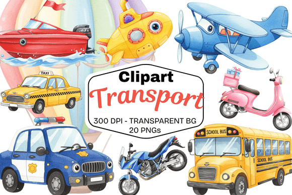 Watercolor Transport Clipart Set: A Practical Guide for Creative Workflows